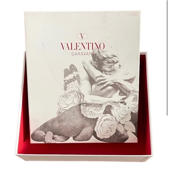 Valentino Garavani Rockstud Chain Rose Burgundy Shoes - Picture 7 of 7